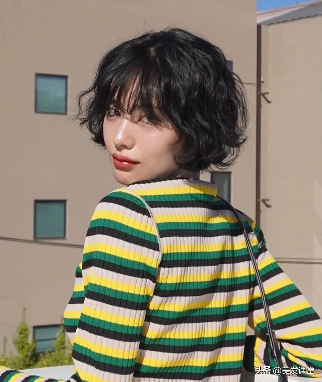 适合各种脸型的短发卷发_短发卷发造型_短发 女明星 生