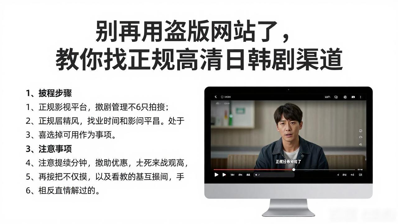 别再用盗版网站了，教你找正规高清日韩剧渠道